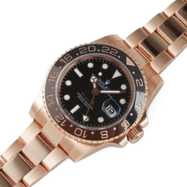 GMT Master II 126715 CHNR “Rootbeer” in Rose Gold - Image 2