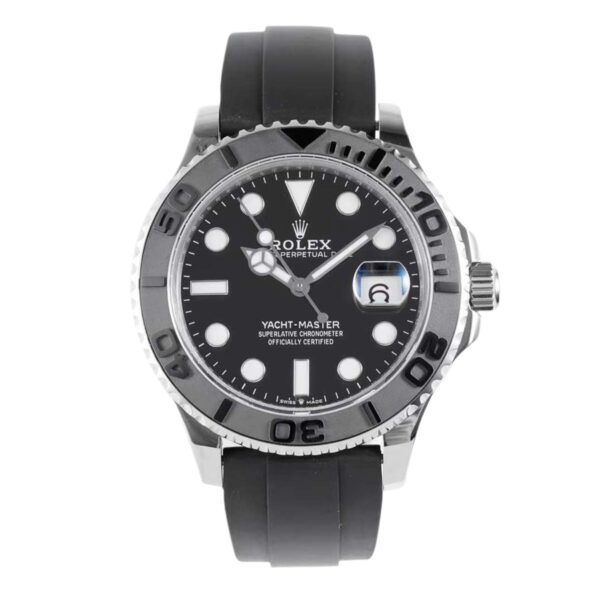 Yacht-Master 42 226659 White Gold on Oysterflex Strap