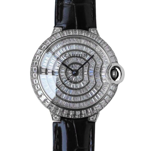 Ballon Bleu de Cartier 42mm Diamond Paved Dial in Steel