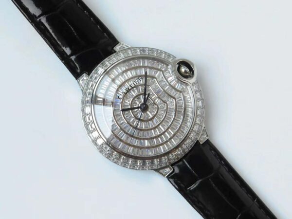 Ballon Bleu de Cartier 42mm Diamond Paved Dial in Steel - Image 4