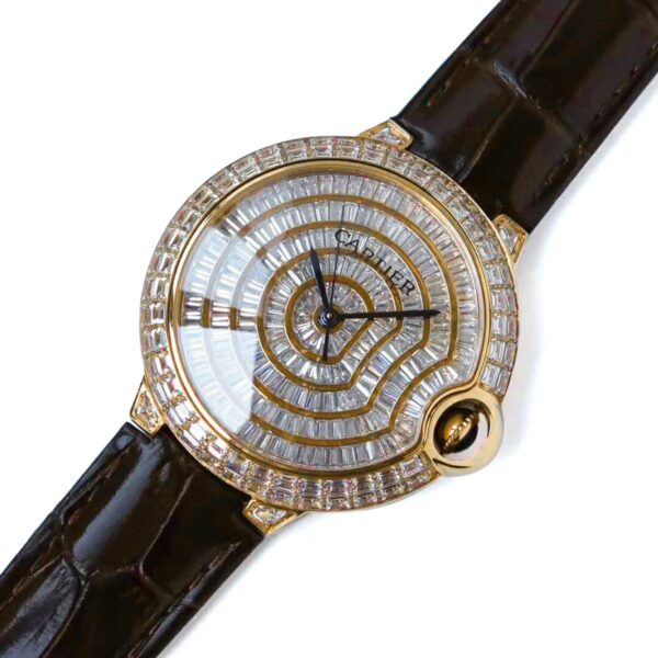 Ballon Bleu de Cartier 42mm Diamond Paved Dial in Yellow Gold - Image 2