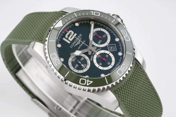Hydroconquest Green Dial on Rubber Strap - Image 5