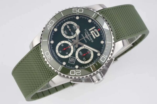 Hydroconquest Green Dial on Rubber Strap - Image 2