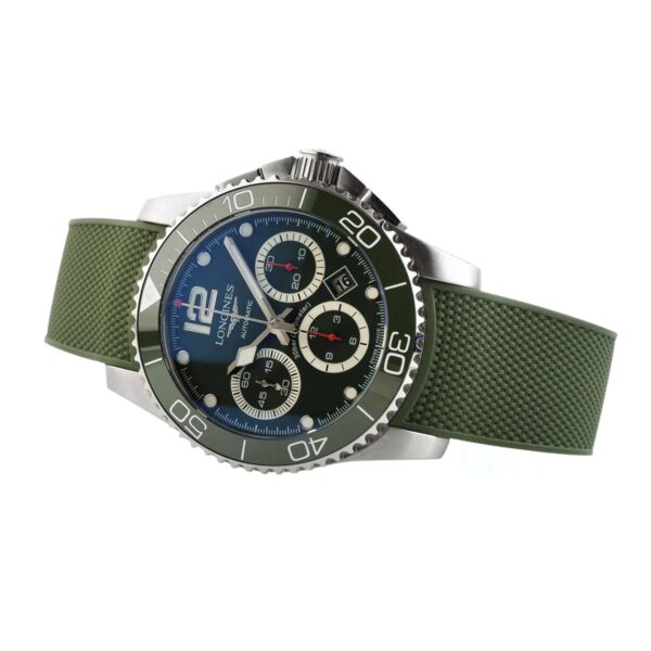 Hydroconquest Green Dial on Rubber Strap - Image 4