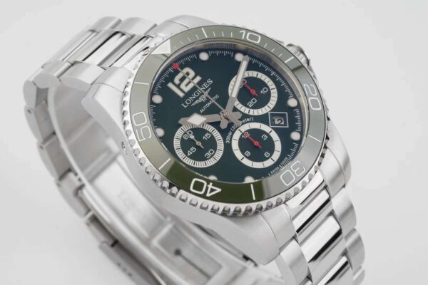 Hydroconquest Green Dial on Bracelet - Image 4