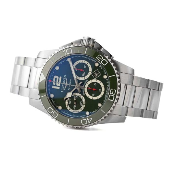Hydroconquest Green Dial on Bracelet - Image 5