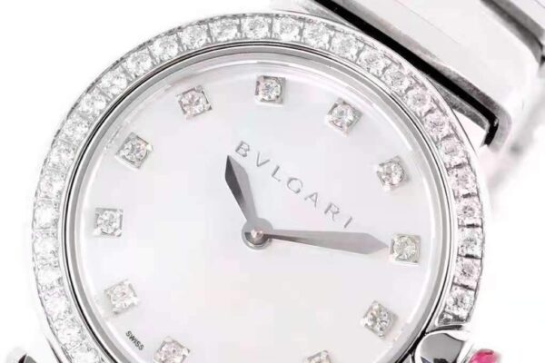 Lvcea Silver Dial in Steel with Diamond Bezel - Image 5