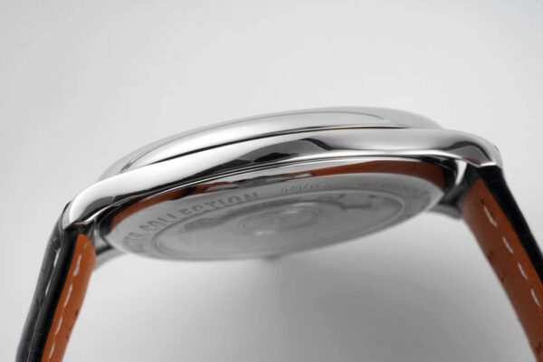 Master Collection White Dial on Black Leather Strap - Image 7