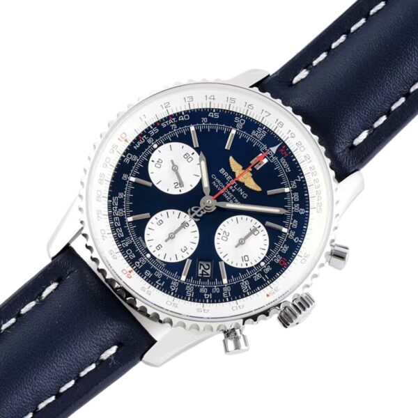 Navitimer 01 Chronograph Blue Dial in Steel - Image 2
