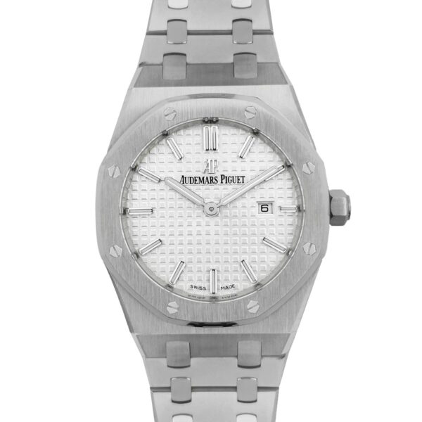 Lady Royal Oak 67650 White Dial in Steel