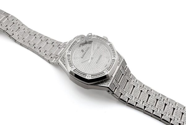 Royal Oak 41mm 15402 Full Diamond Paved In White Gold on Bracelet - Image 2
