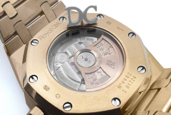 Royal Oak 41mm 15402OR Full Diamond Paved In Pink Gold on Bracelet - Image 8