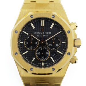 Royal Oak Self-Winding Chronograph White Dial in Yellow Gold