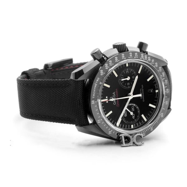 Speedmaster Moonwatch Co-Axial Chronograph ‘Dark Side of The Moon’ with White Tachymeter - Image 2