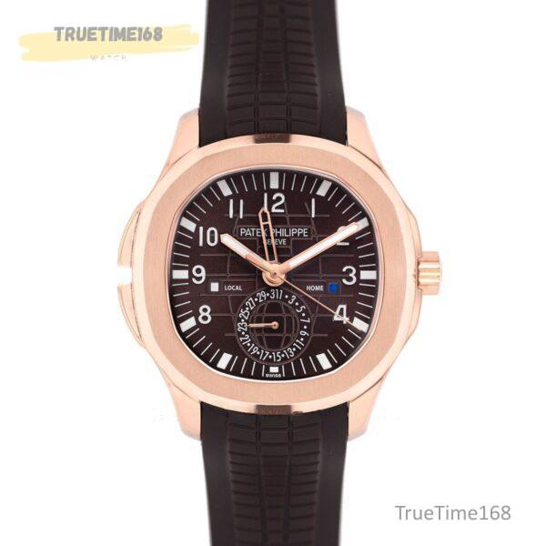 Aquanaut Time Travel 5164A Brown dial in Rose Gold