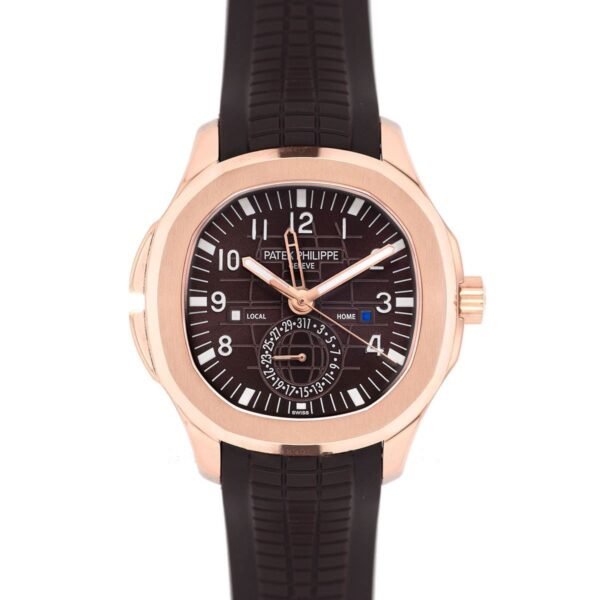 Aquanaut Time Travel 5164A Brown dial in Rose Gold