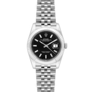 Datejust 36 116234 Black Dial with Stick Markers