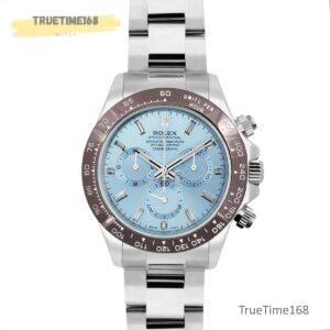 Daytona 116506 Platinum Ice Blue Dial with Diamond Markers