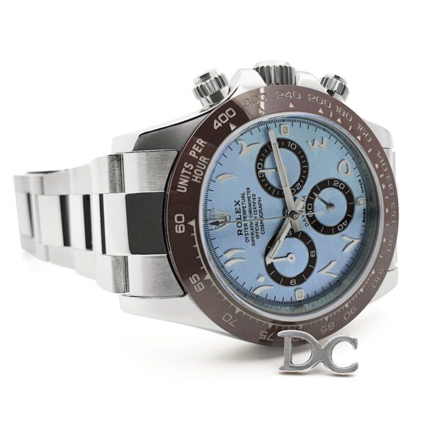 Daytona 116506 Ice Blue Dial in Platinum with Arabic Markers - Image 3