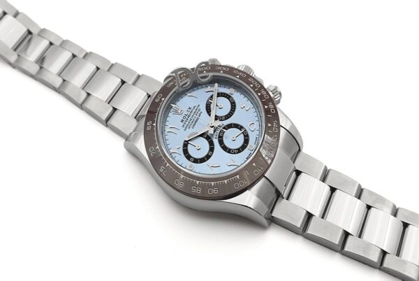 Daytona 116506 Ice Blue Dial in Platinum with Arabic Markers - Image 2