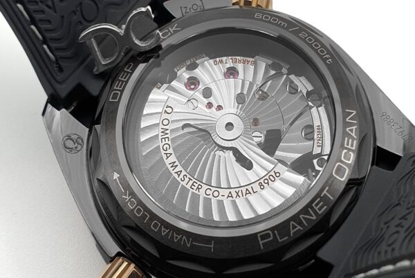 Seamaster Planet Ocean GMT “Deep Black” Gold Ceramic - Image 8