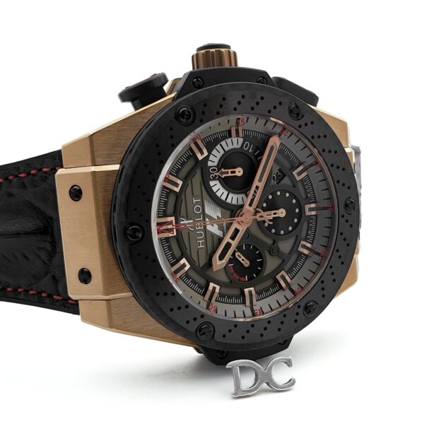 King Power F1 Grey Dial Chronograph in Rose Gold - Image 4