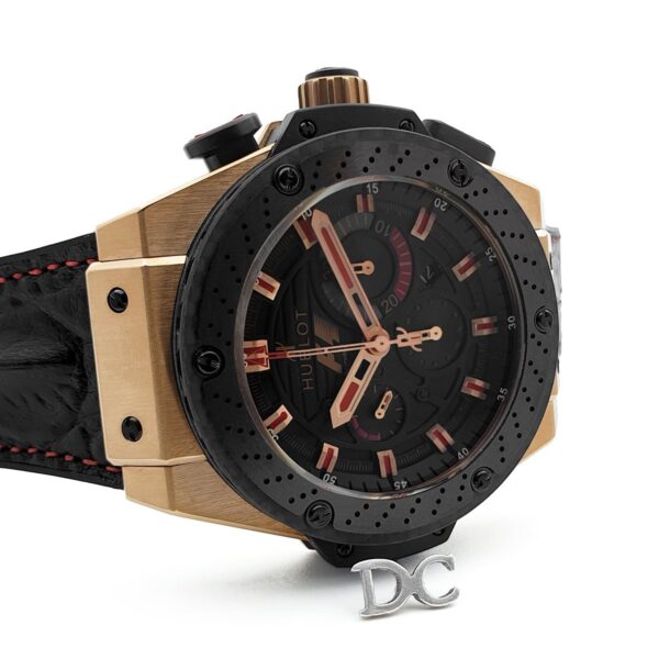 King Power F1 Black Dial Chronograph in Rose Gold - Image 4