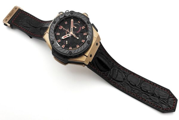 King Power F1 Black Dial Chronograph in Rose Gold - Image 2