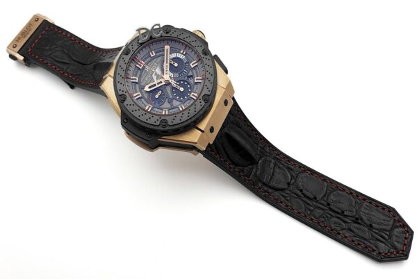 King Power F1 Grey Dial Chronograph in Rose Gold - Image 2