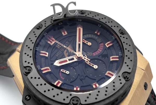 King Power F1 Black Dial Chronograph in Rose Gold - Image 3