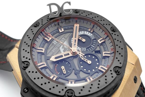 King Power F1 Grey Dial Chronograph in Rose Gold - Image 3
