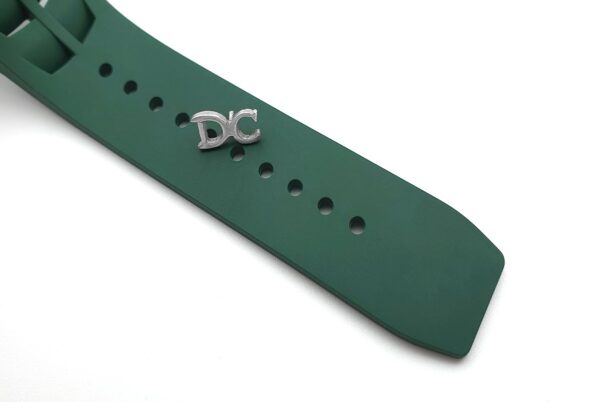 RM 011-02 Le Mans Classic Chronograph in Green on Green Rubber Strap - Image 10