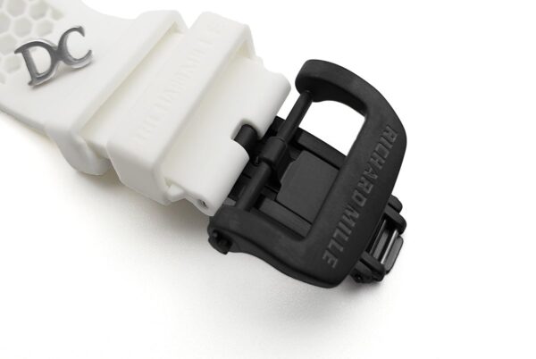 RM 035-02 Black Toro Americas in NTPT Carbon on White Rubber Strap - Image 10