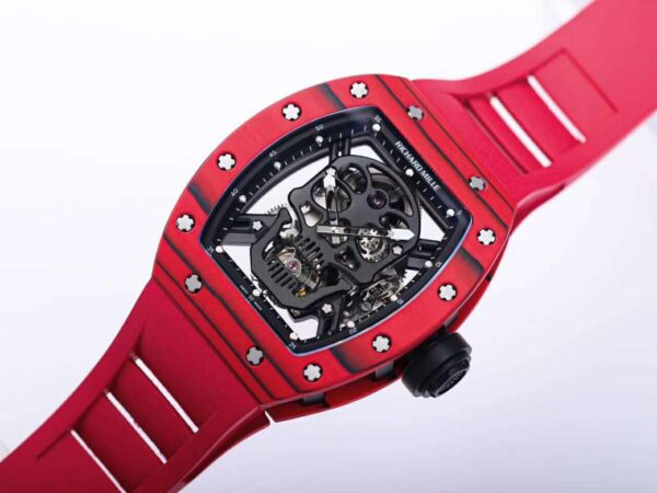 RM 052-01 Tourbillon Black Skull in Red NTPT Carbon - Image 3
