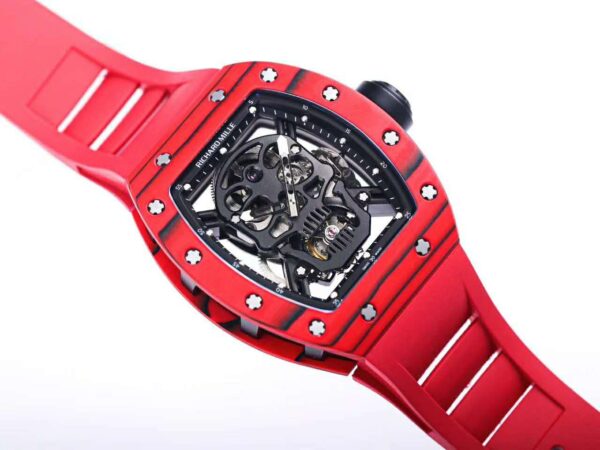 RM 052-01 Tourbillon Black Skull in Red NTPT Carbon - Image 4