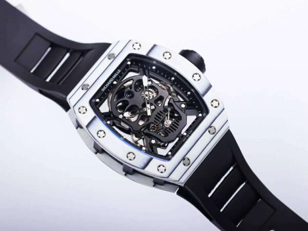 RM 052-01 Tourbillon Black Skull in White NTPT Carbon - Image 6