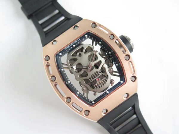 RM 052-01 Tourbillon Skull in Rose Gold - Image 2
