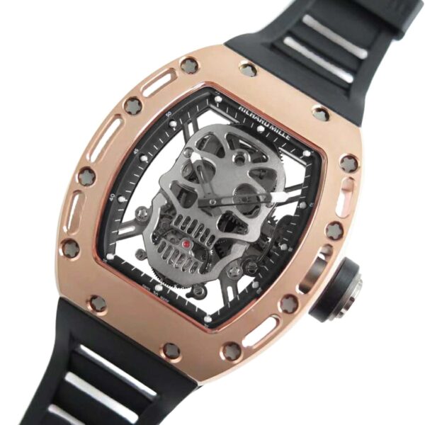 RM 052-01 Tourbillon Skull in Rose Gold - Image 3