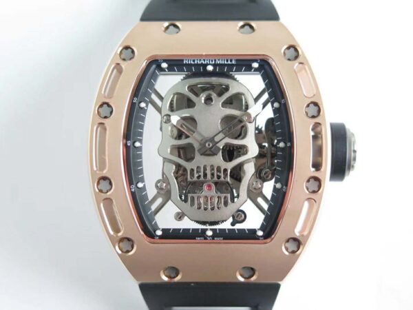 RM 052-01 Tourbillon Skull in Rose Gold - Image 4