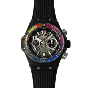 Big Bang Unico Black Magic with Rainbow Diamonds