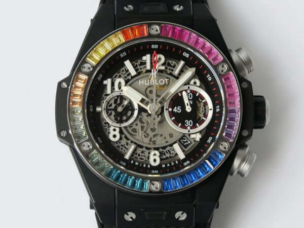 Big Bang Unico Black Magic with Rainbow Diamonds - Image 2