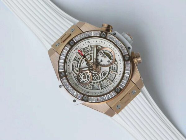 Big Bang Unico Gold White with Diamond - Image 5