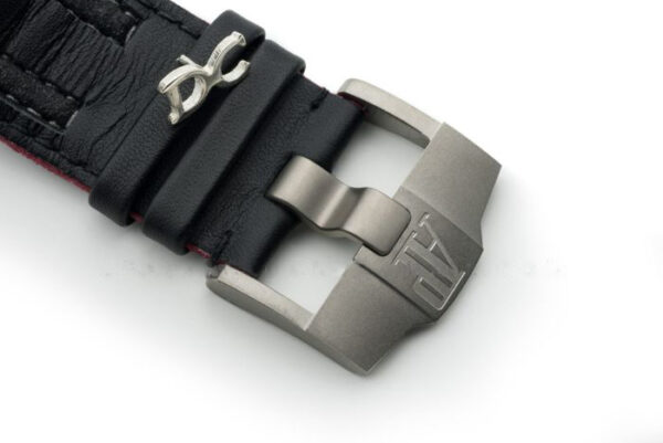 Royal Oak Offshore 26290IO 44mm Ceramic JF Black/Red Dial on Black Leather Strap A3126 - Image 8