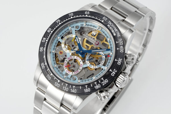 Blaken Daytona Skeleton Dial in Steel - Image 2