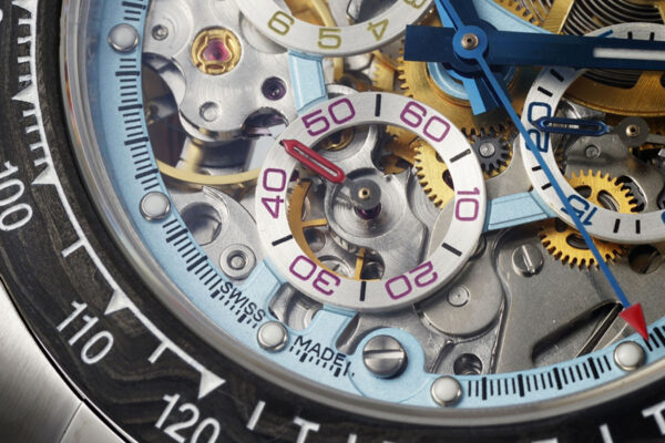 Blaken Daytona Skeleton Dial in Steel - Image 5