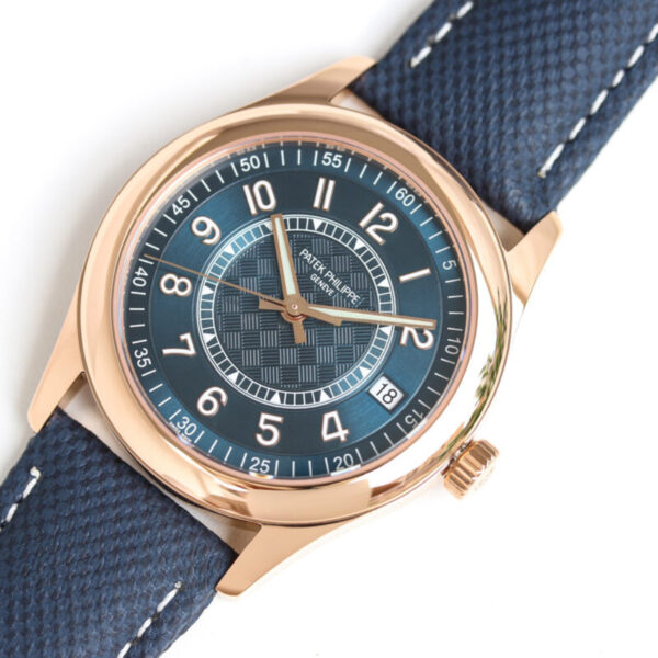 Calatrava 6007 Blue Dial in Rose Gold - Image 4