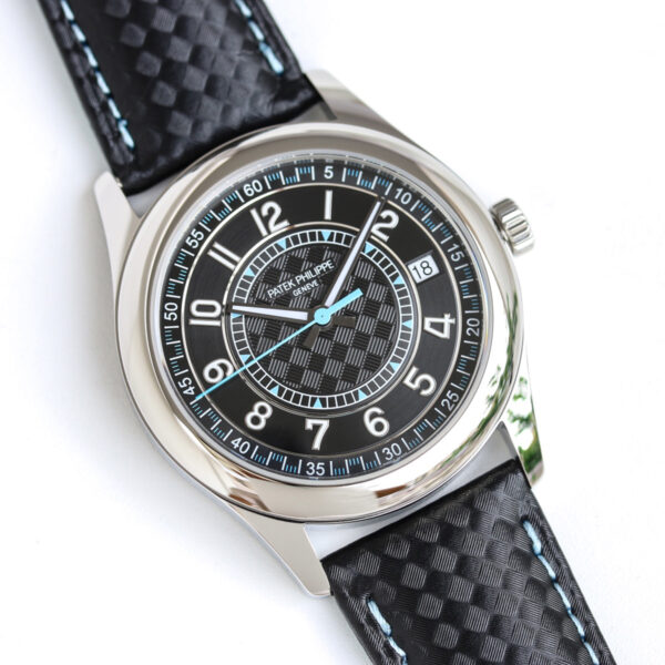 Calatrava 6007G-001 Sky Blue Black Dial in White Gold - Image 2