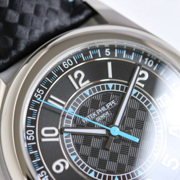 Calatrava 6007G-001 Sky Blue Black Dial in White Gold - Image 4