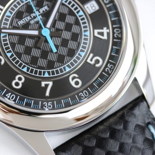 Calatrava 6007G-001 Sky Blue Black Dial in White Gold - Image 6