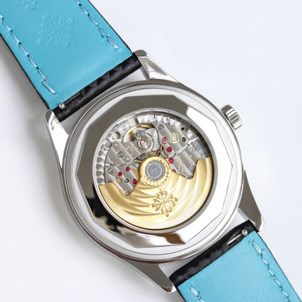 Calatrava 6007G-001 Sky Blue Black Dial in White Gold - Image 8